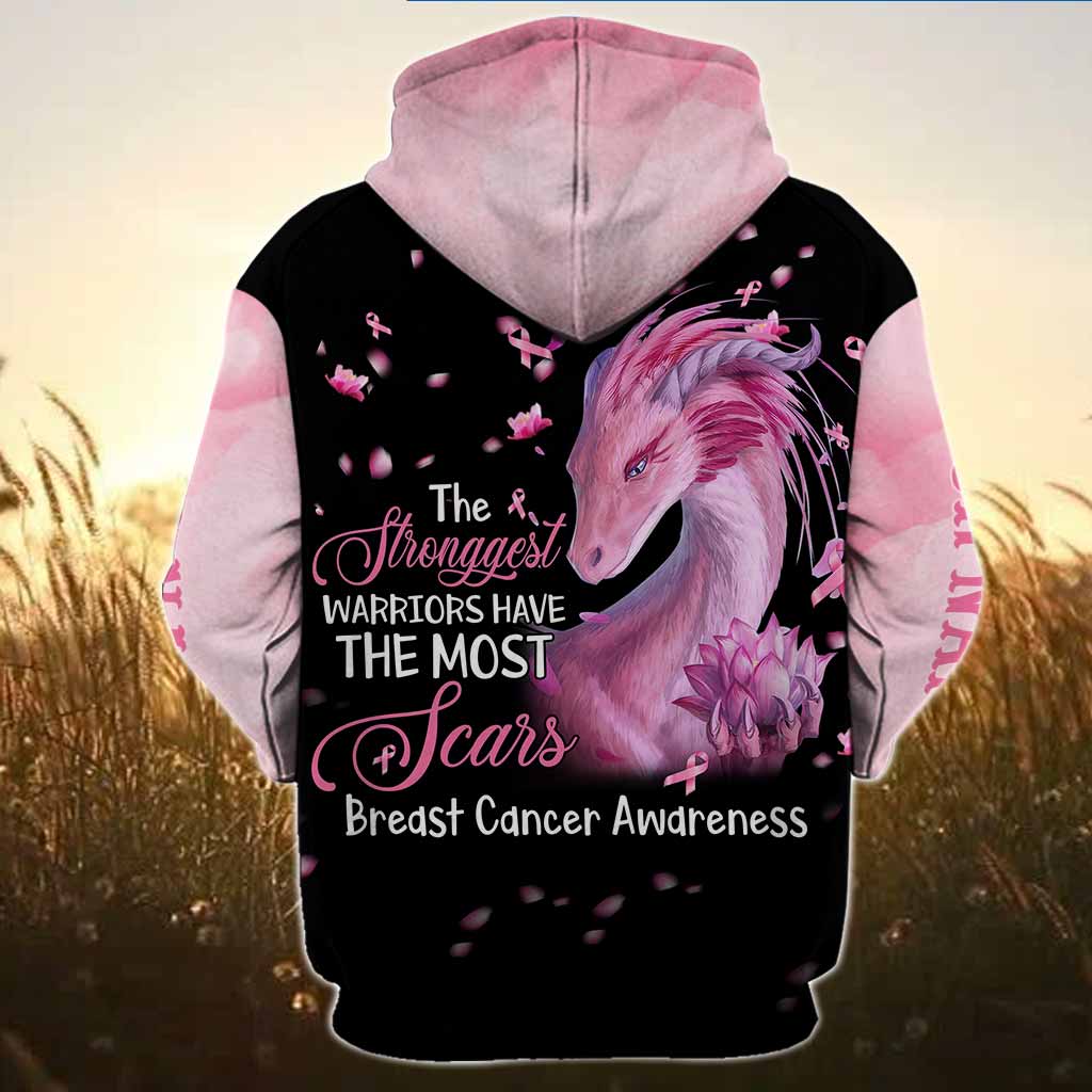 Faith Over Fear - Breast Cancer Awareness Personalized All Over T-shirt and Hoodie