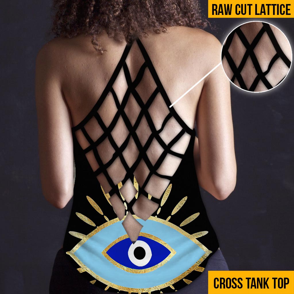 I See You Evil Eye Witch Cross Tank Top