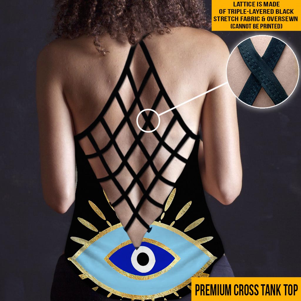 I See You Evil Eye Witch Cross Tank Top