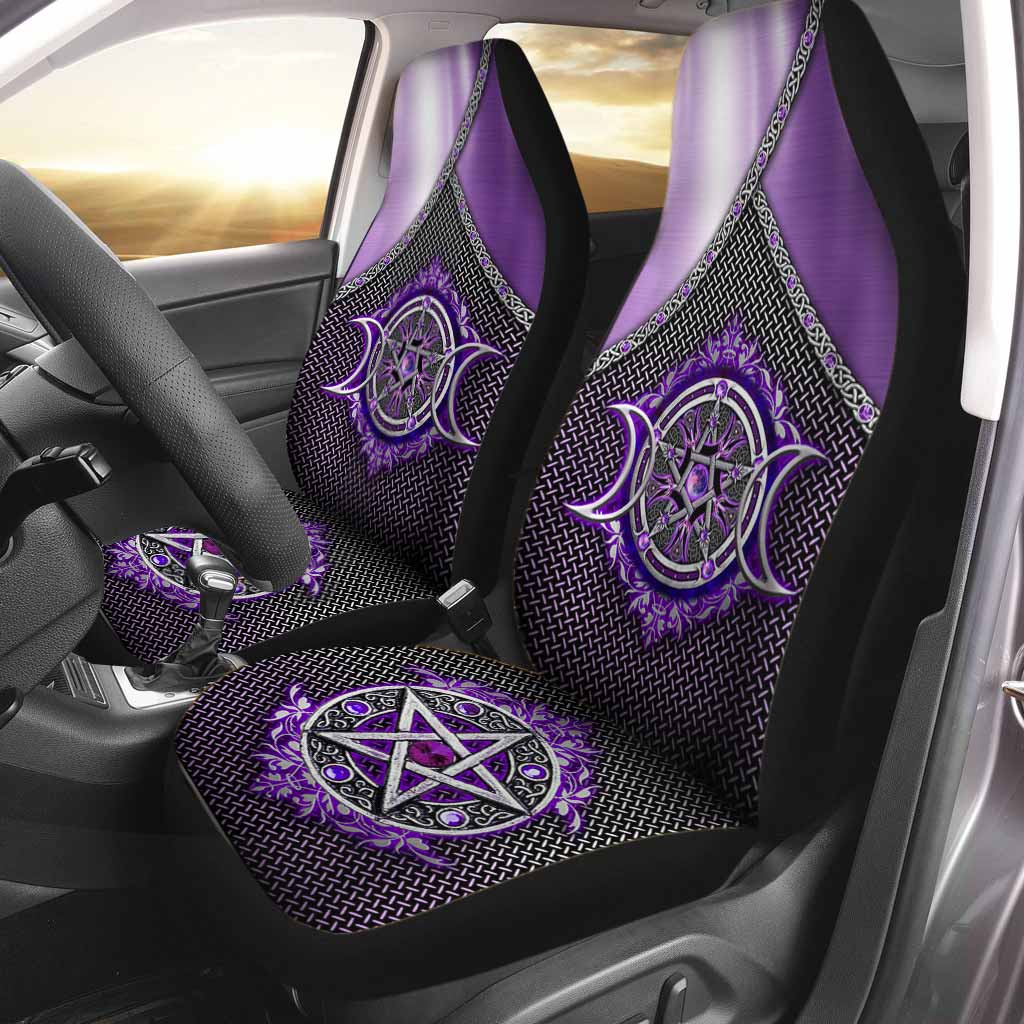 Witch Pentagram Seat Covers