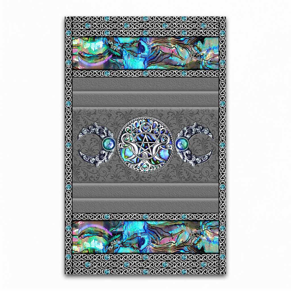 My Spirit Triple Moon - Witch Rug With 3D Pattern Print