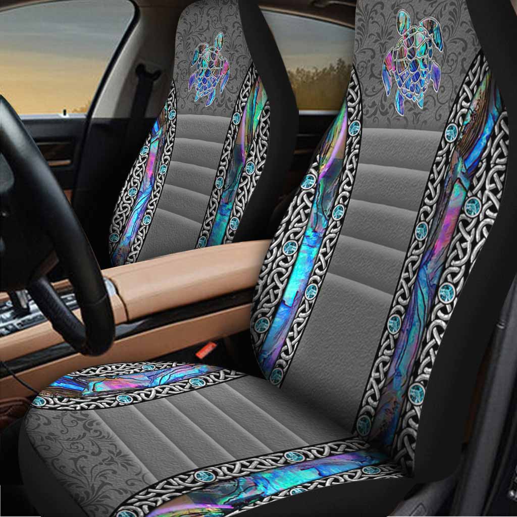 Love Turtles - Seat Covers With 3D Pattern Print