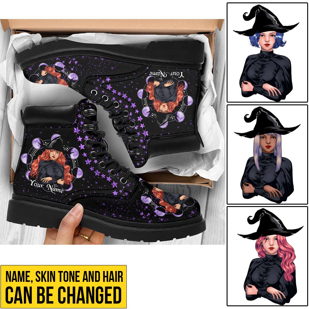 Magick Purple Personalized Witch All Season Boots
