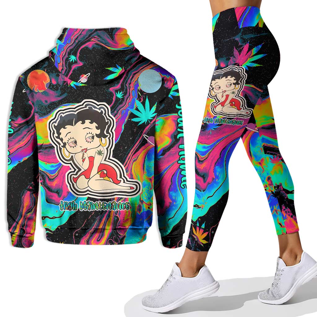 High Maintenance - Personalized Weed Hoodie and Leggings