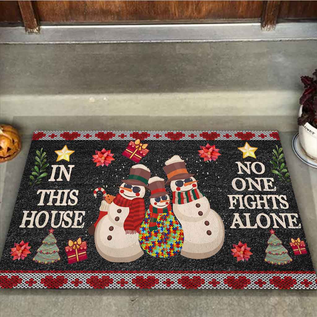 In This House - Autism Awareness Doormat