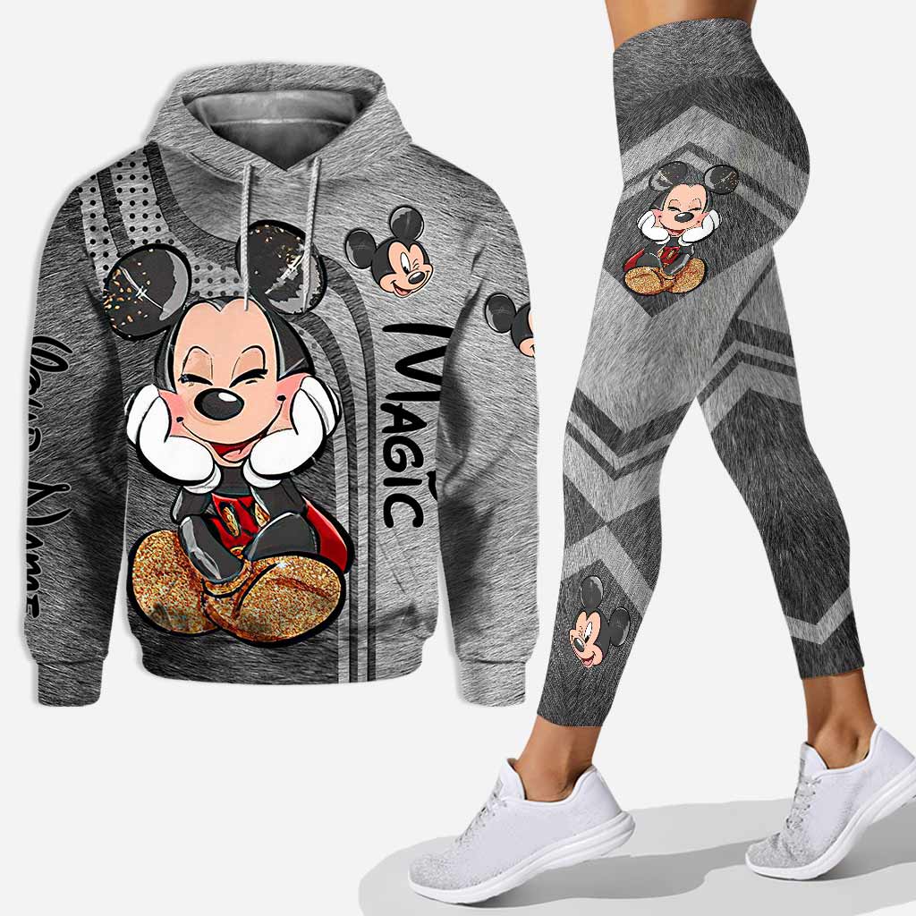 Cute Mouse Ears - Personalized Hoodie and Leggings