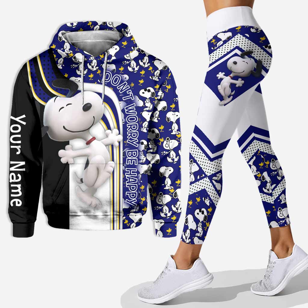 Don't Worry Be Happy - Personalized Hoodie And Leggings