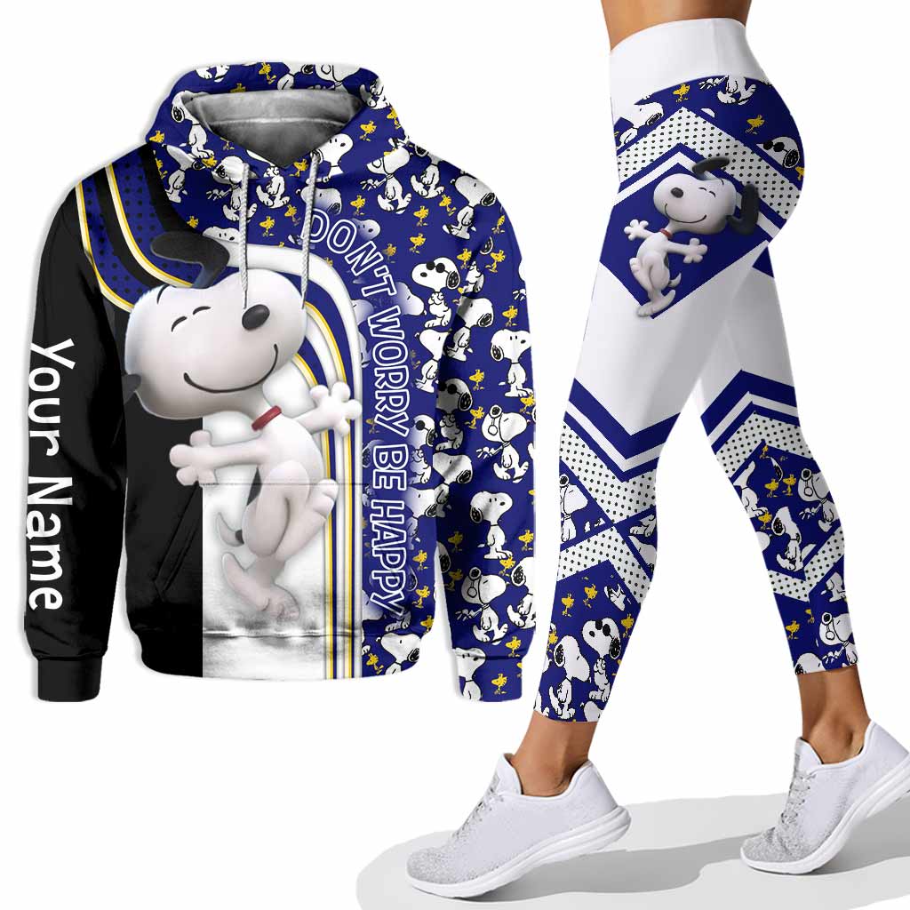 Don't Worry Be Happy - Personalized Hoodie And Leggings