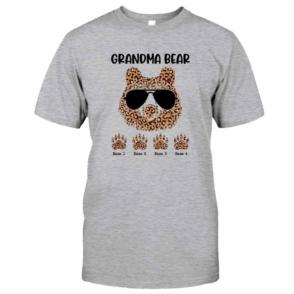 Grandma Bear - Personalized Grandma T-shirt and Hoodie