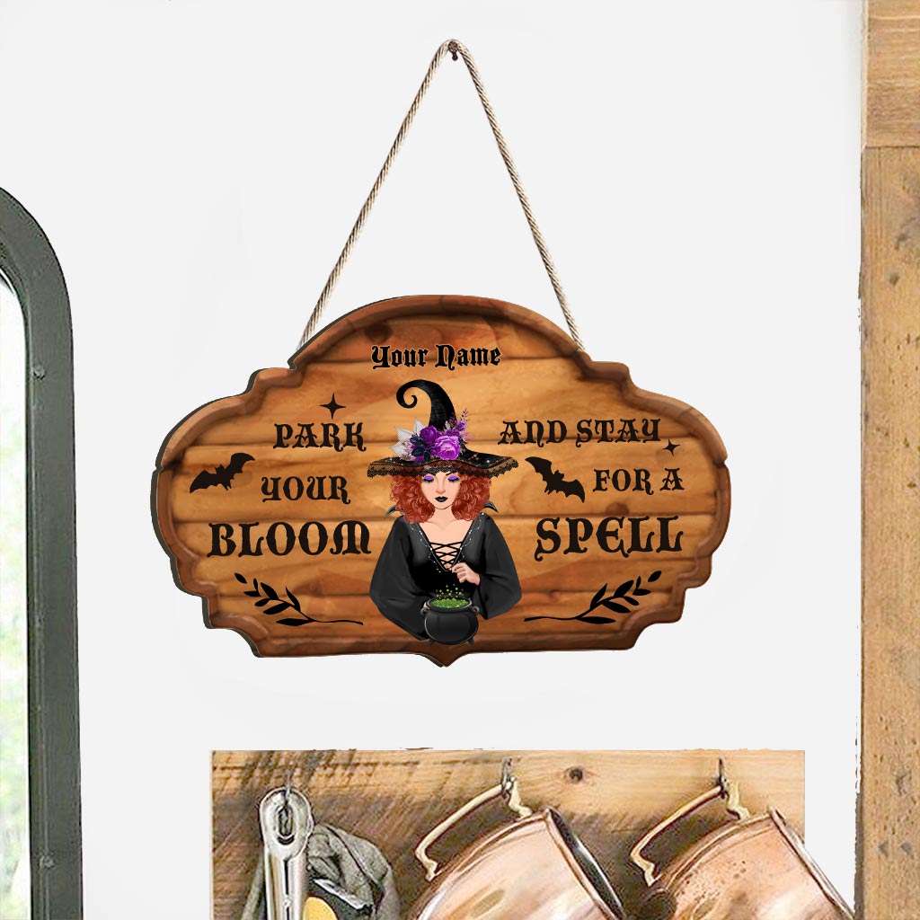 The Witch Is In - Personalized Wood Sign