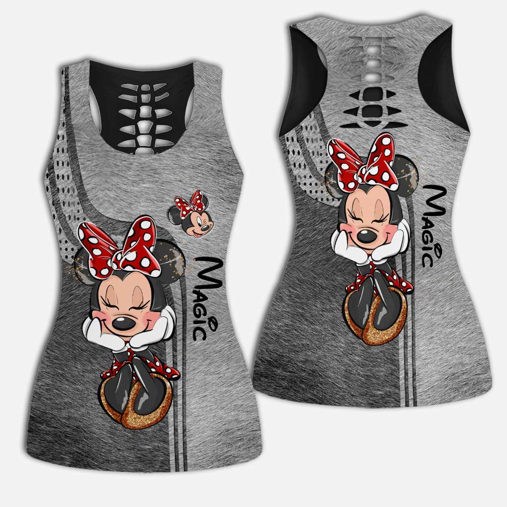 Sweet Mouse Ears - Mouse Hollow Tank Top and Women Shorts