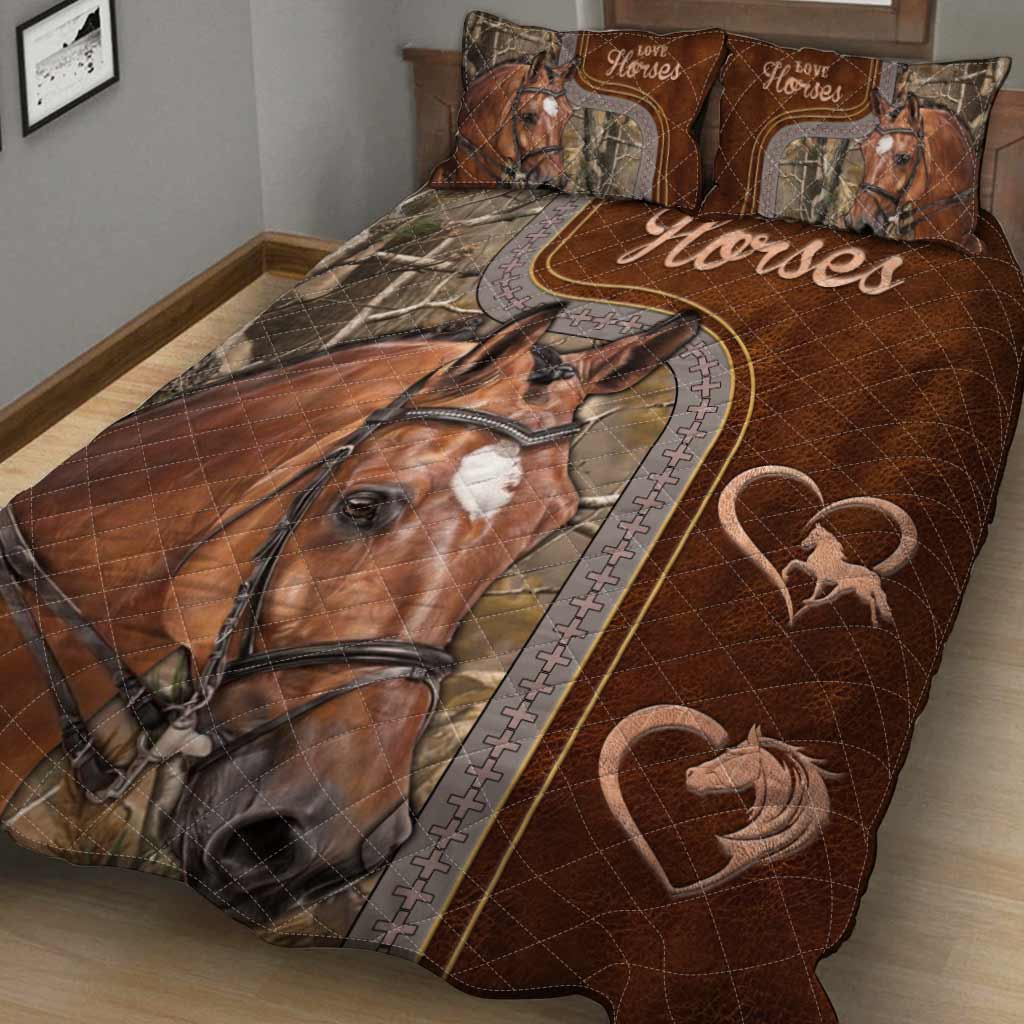 Love Horse - Horse Quilt Set