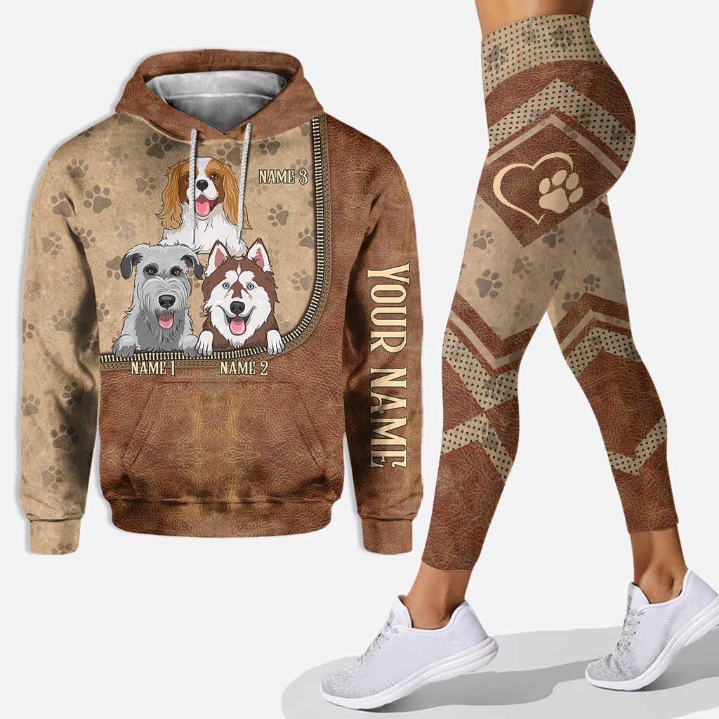 Life Is Better With Dogs - Personalized Hoodie And Leggings