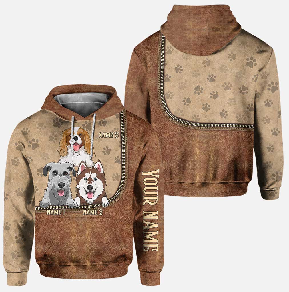 Life Is Better With Dogs - Personalized Hoodie And Leggings