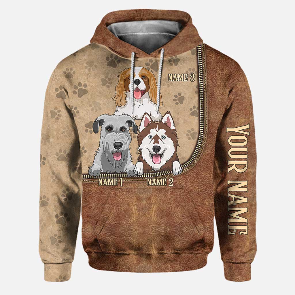 Life Is Better With Dogs - Personalized Hoodie And Leggings