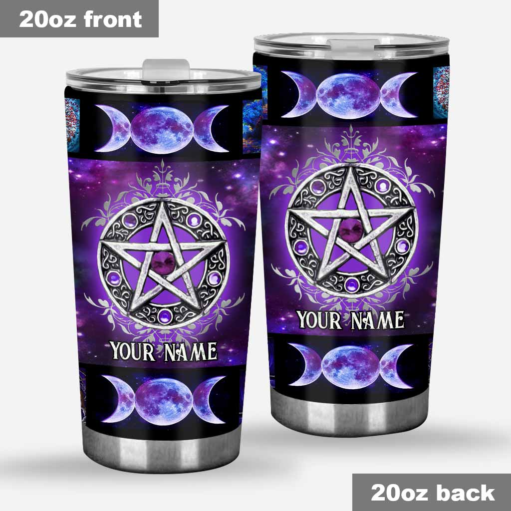 Witch Vibes Pentagram - Personalized Witch Tumbler