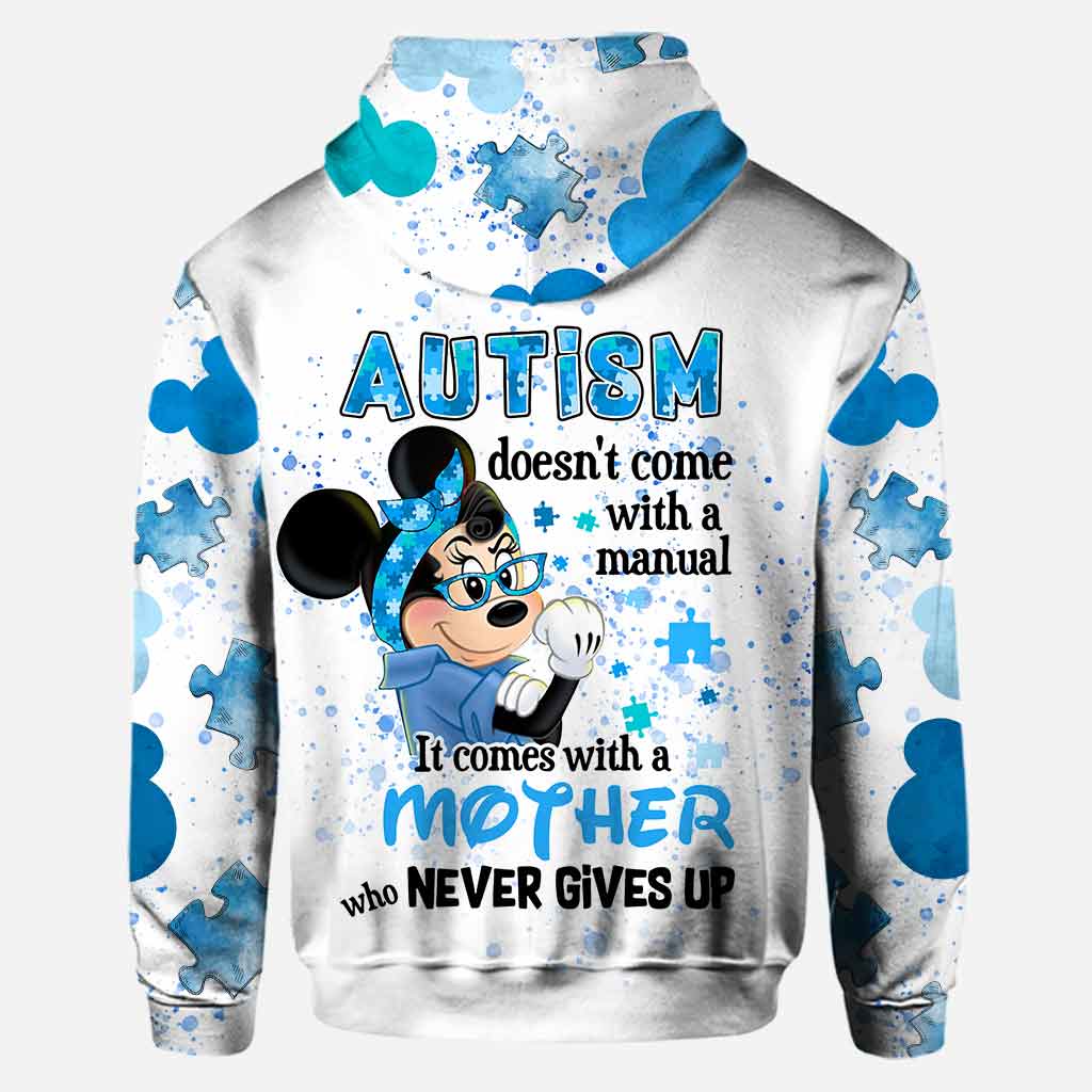 Autism Doesn't Come With A Manual - Personalized Autism Awareness Hoodie and Leggings