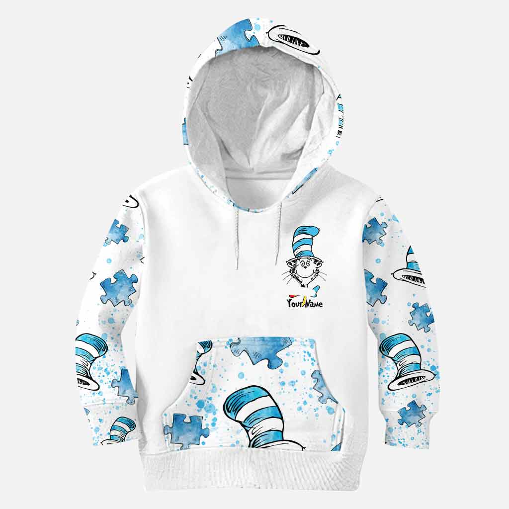 Whether You Color The World Or Light It Up Blue - Personalized Autism Awareness Hoodie and Leggings