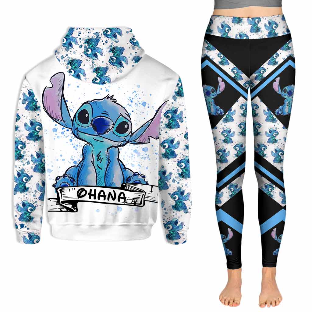 Ohana Means Family - Personalized Hoodie and Leggings