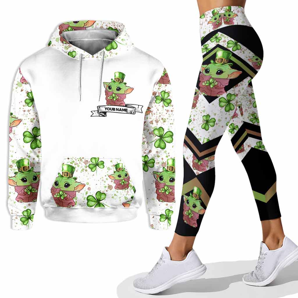 May The Luck Be With You - Personalized Patrick's Day Hoodie and Leggings