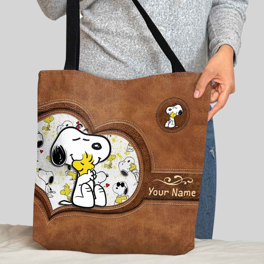 Lovely White Dog - Personalized Tote Bag