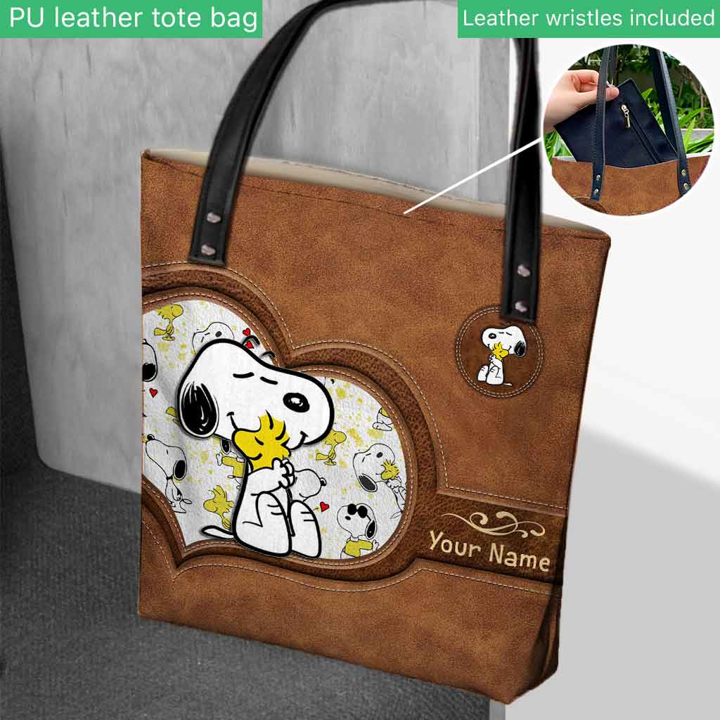 Lovely White Dog - Personalized Tote Bag