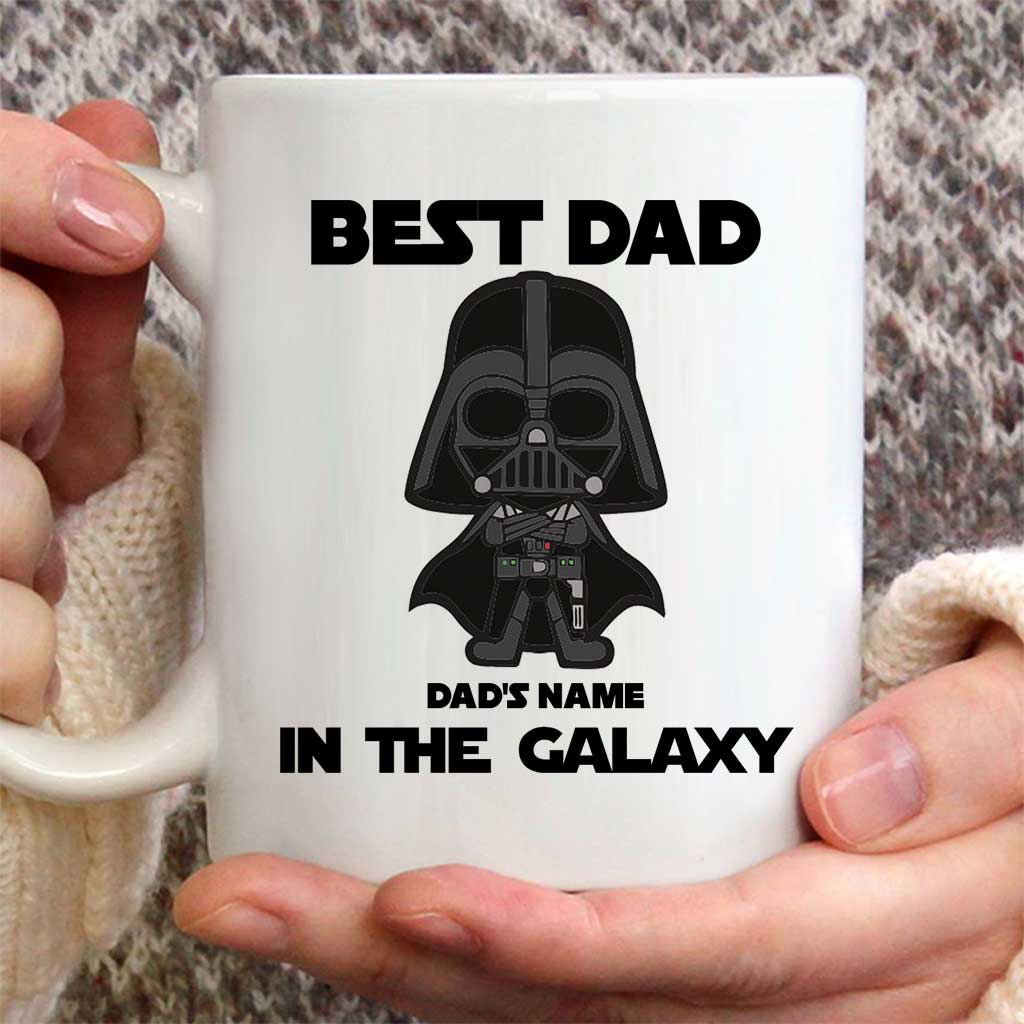 Best Dad In The Galaxy - Personalized Father's Day The Force Mug
