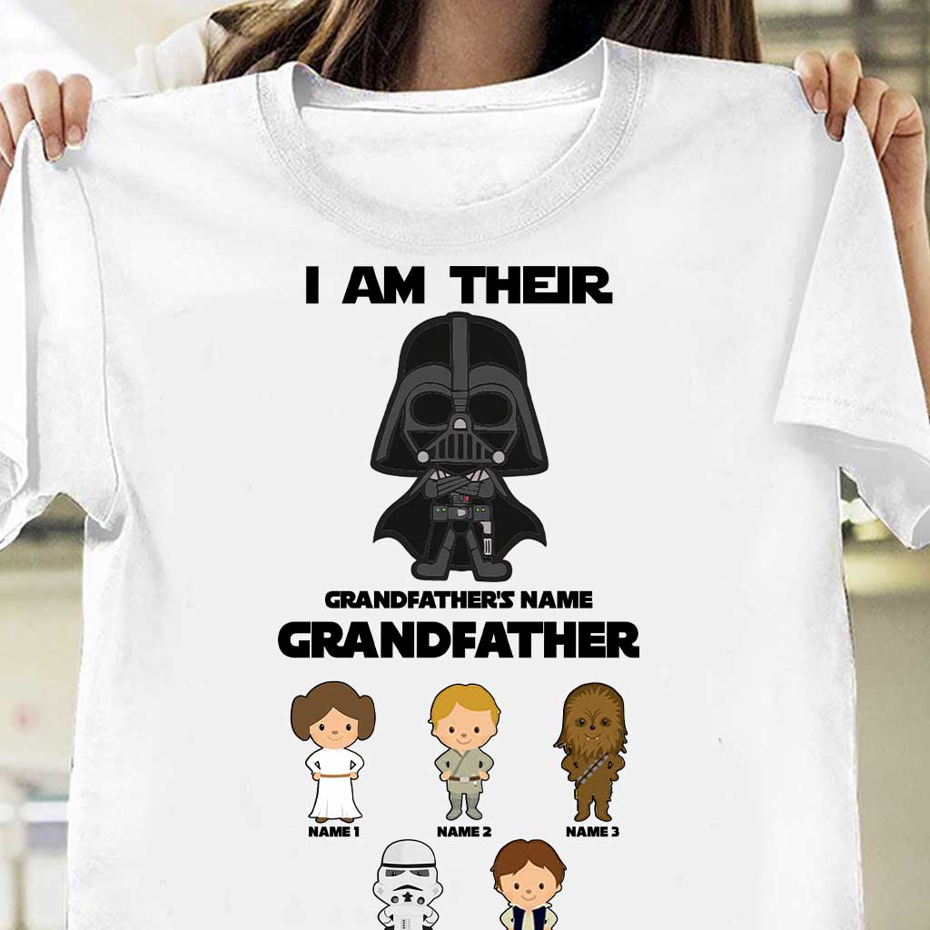 I Am Their Grandfather - Personalized Father's Day The Force T-shirt and Hoodie