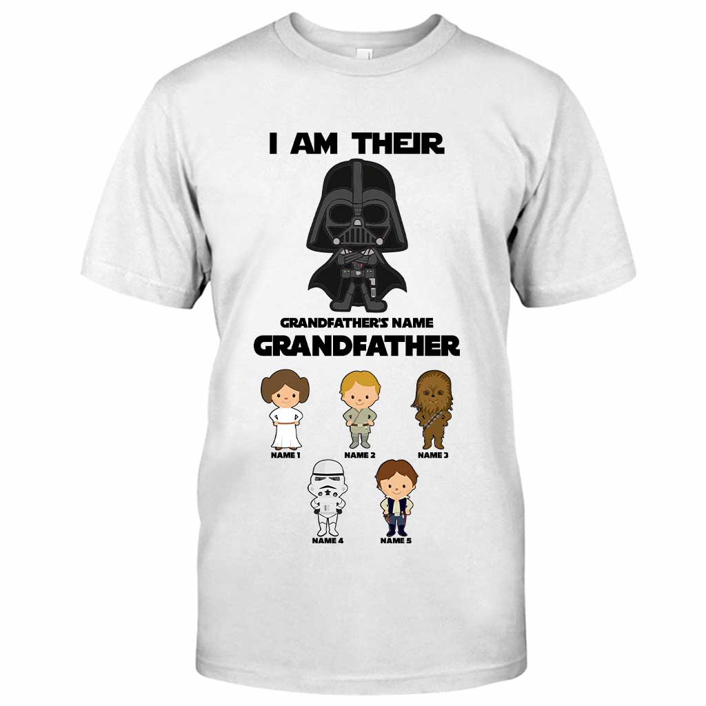 I Am Their Grandfather - Personalized Father's Day The Force T-shirt and Hoodie