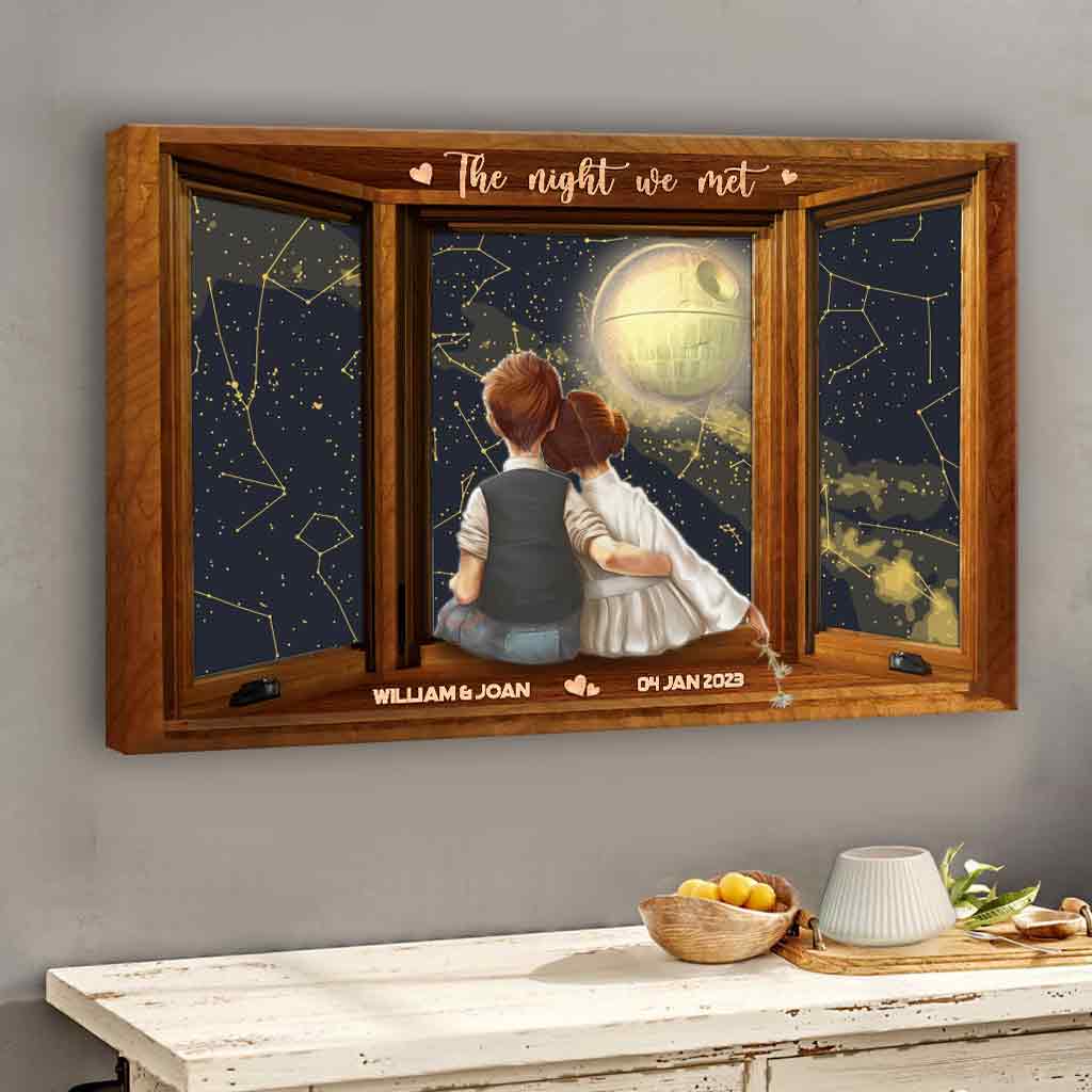 I Love You I Know - Personalized The Force Canvas and Poster