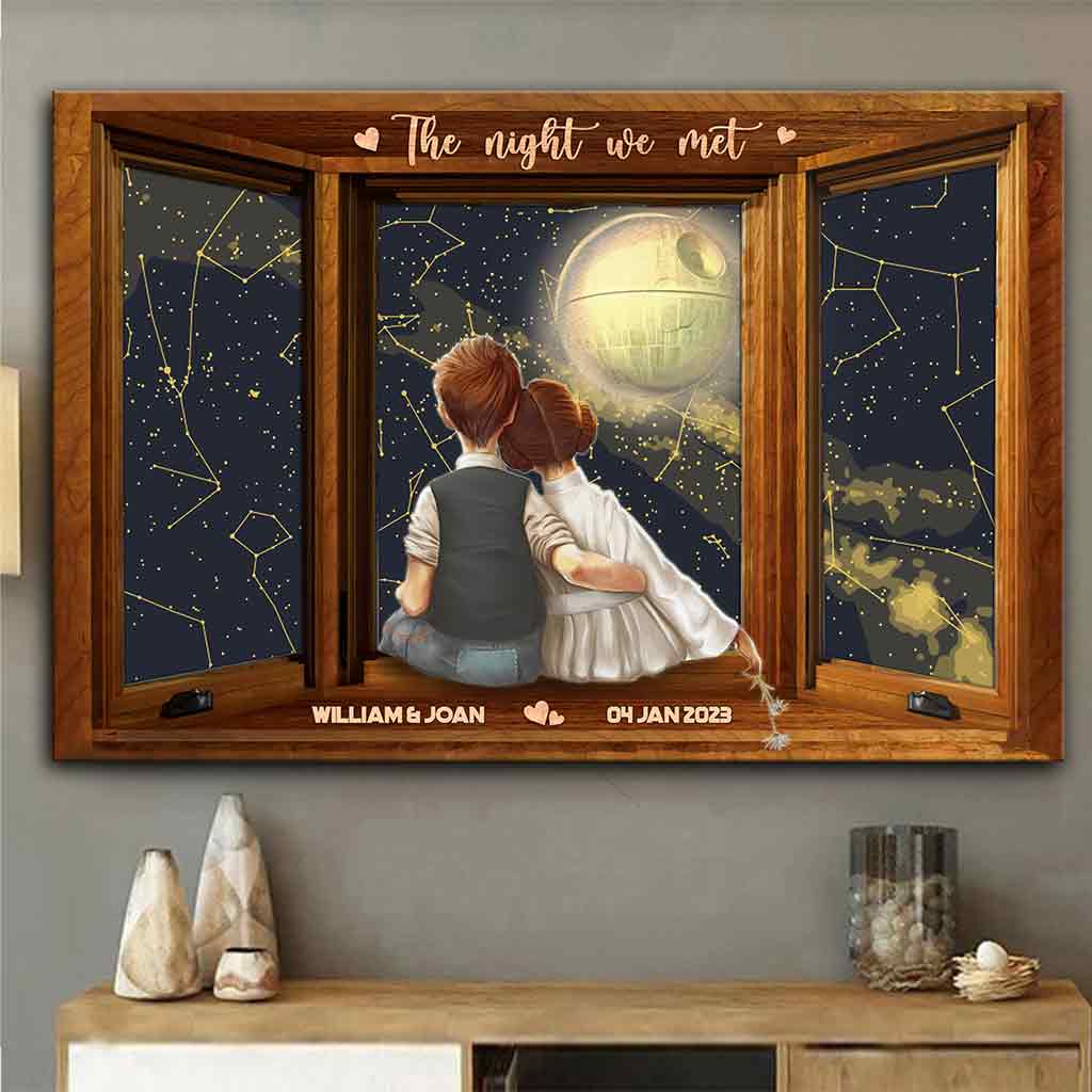 I Love You I Know - Personalized The Force Canvas and Poster