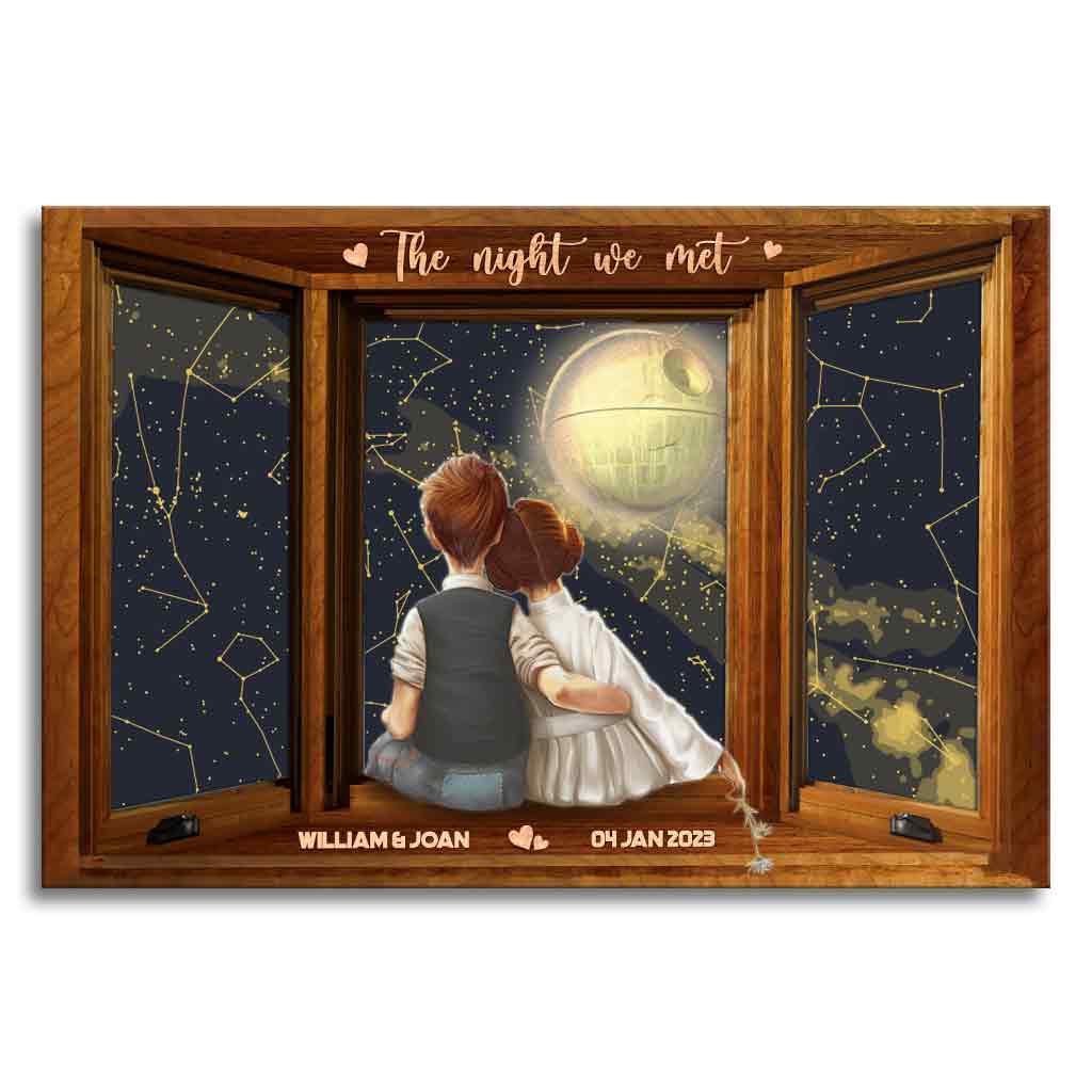 I Love You I Know - Personalized The Force Canvas and Poster