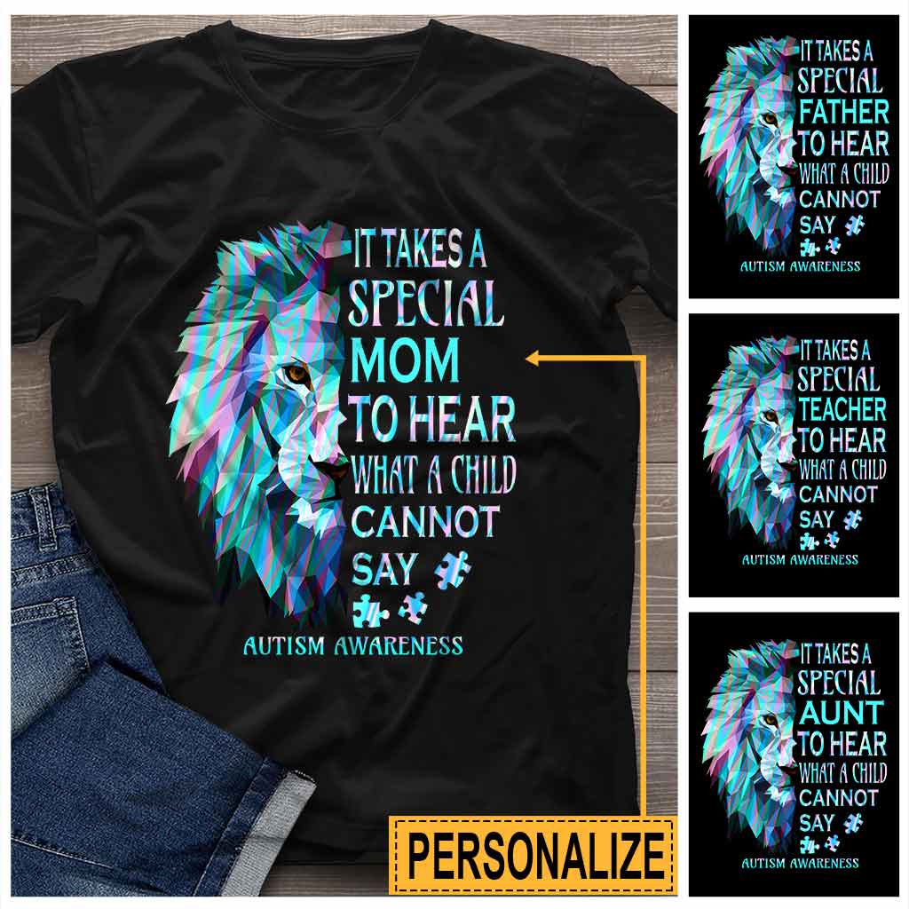 It Takes A Special - Autism Awareness Personalized T-shirt And Hoodie