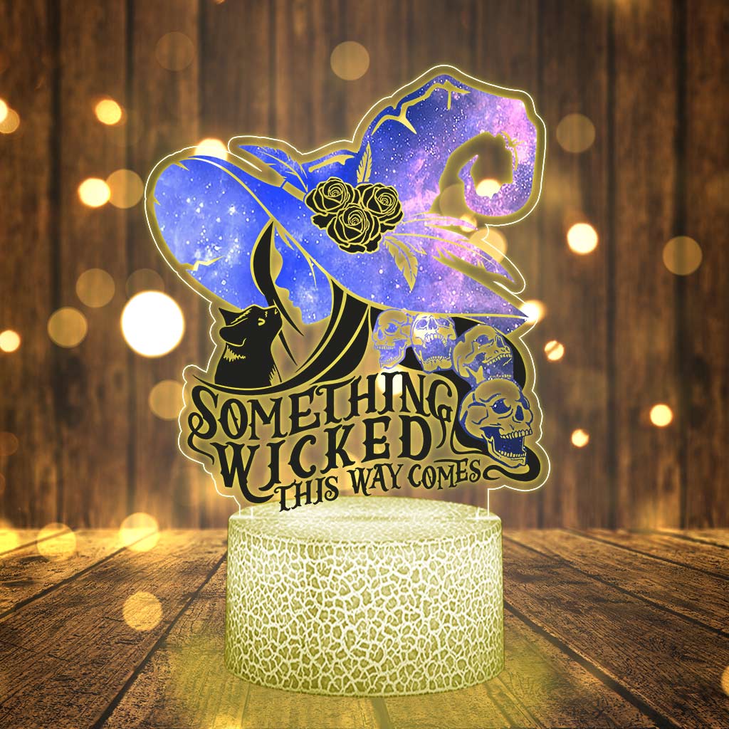 Something Wicked This Way - Witch Shaped Plaque Light Base