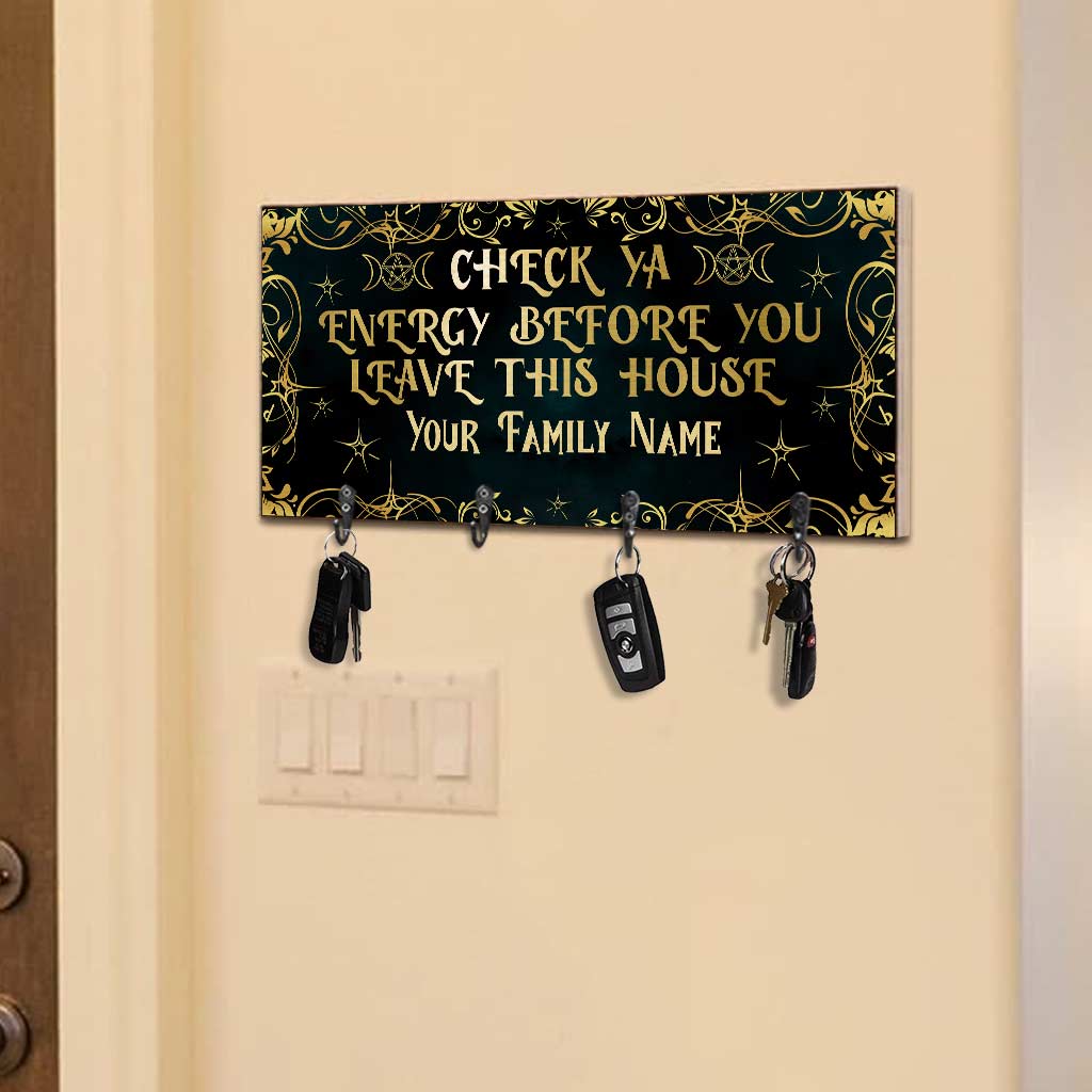 Check Ya Energy - Personalized Witch Key Rack