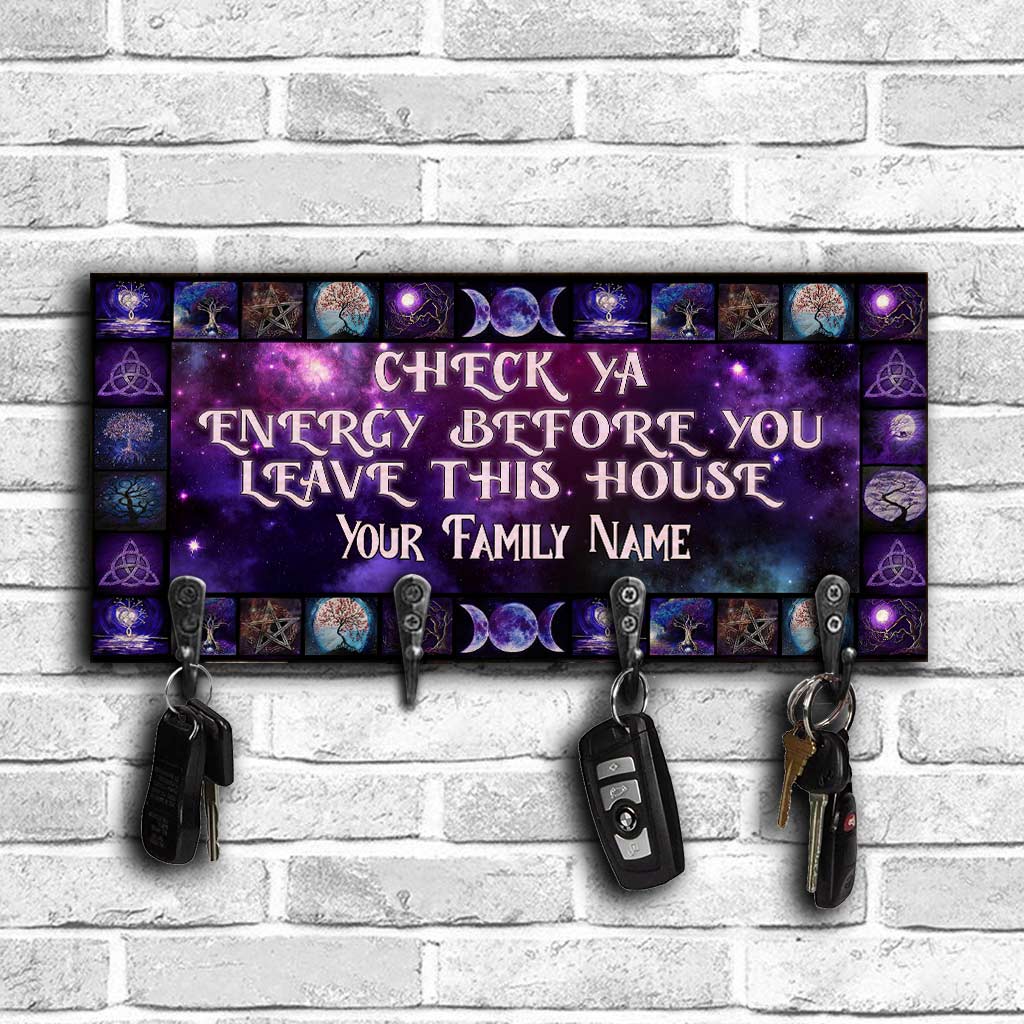 Check Ya Energy - Personalized Witch Key Rack