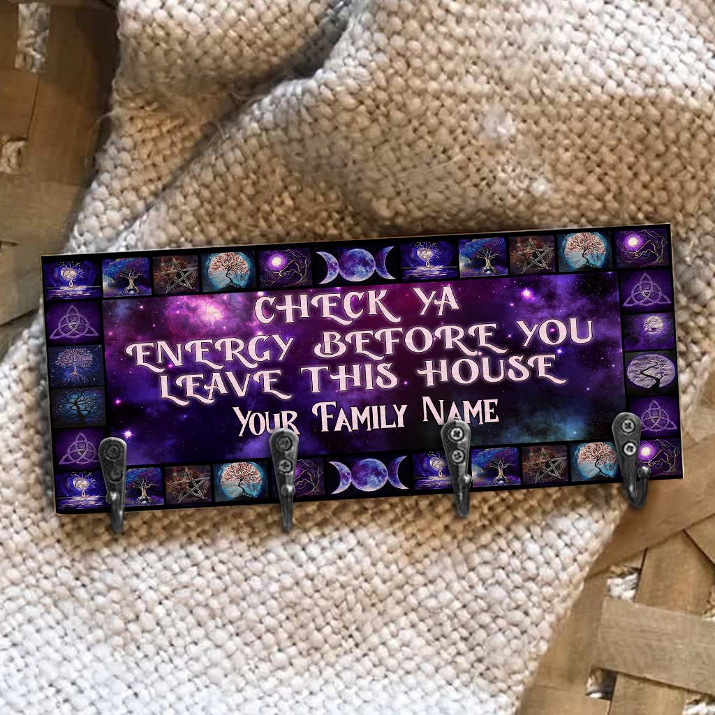 Check Ya Energy - Personalized Witch Key Rack