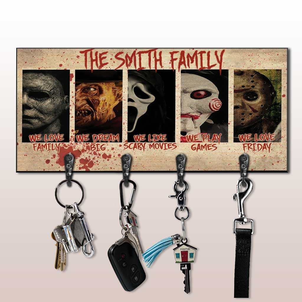 In This House Horror Movie - Personalized Key Rack