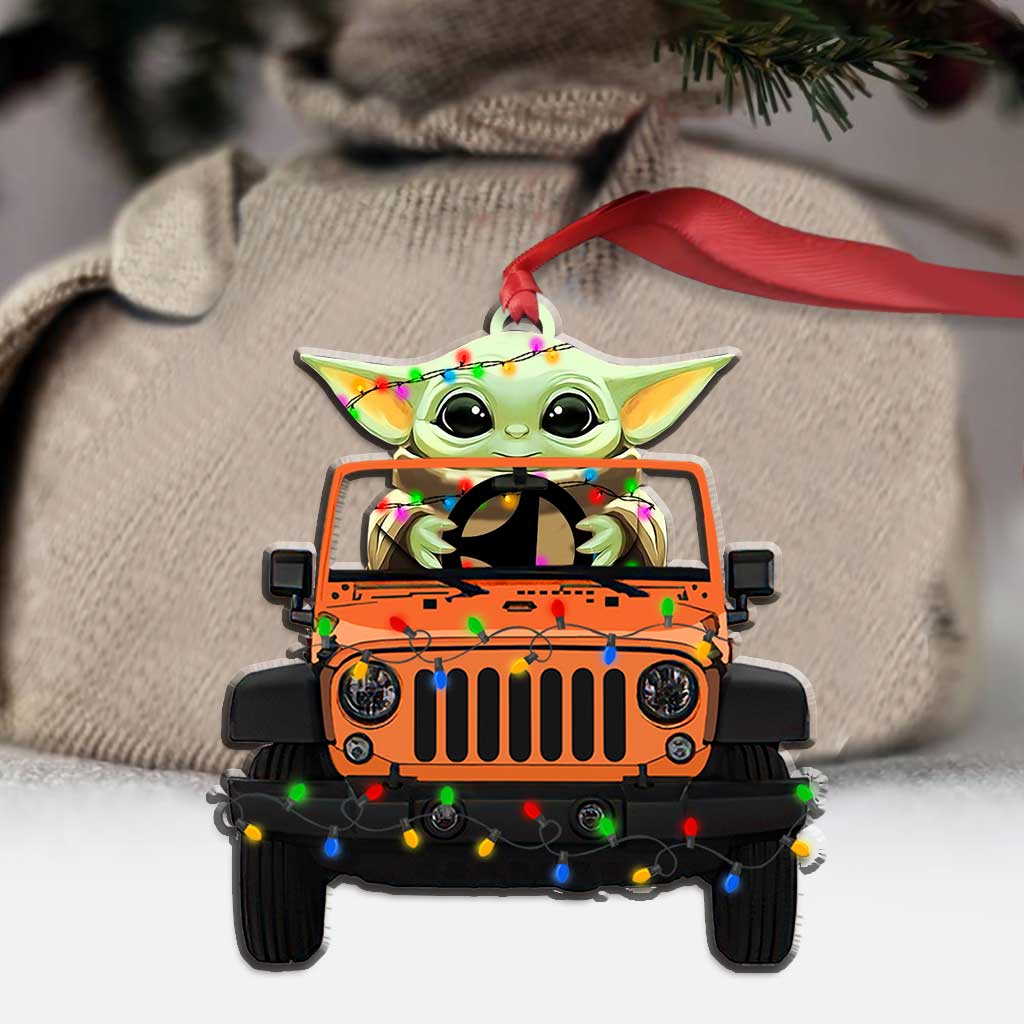 Driving I Am - Personalized Christmas Car Ornament (Printed On Both Sides)