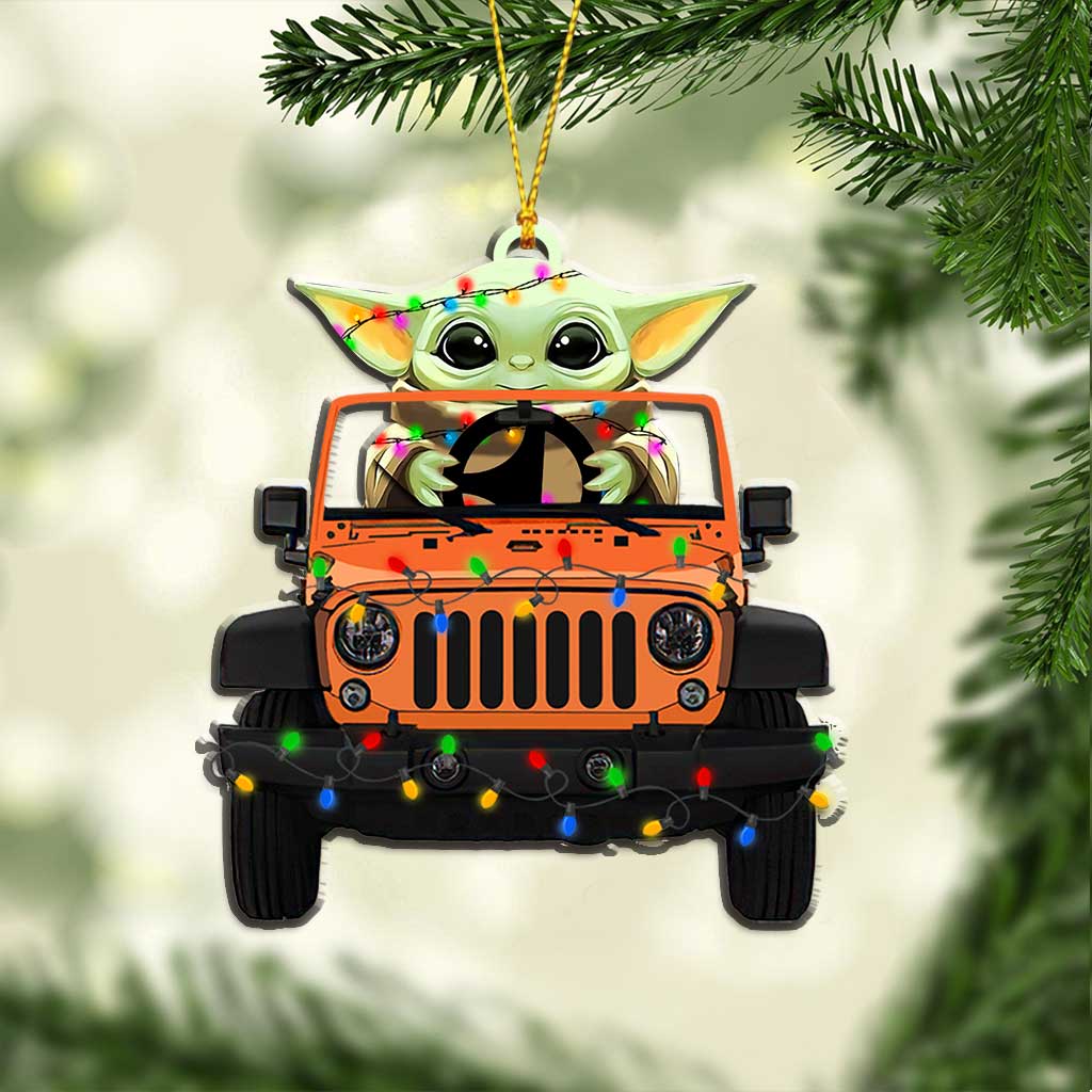 Driving I Am - Personalized Christmas Car Ornament (Printed On Both Sides)