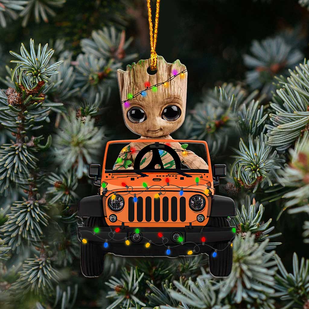 I Am Greep - Personalized Christmas Car Ornament (Printed On Both Sides)