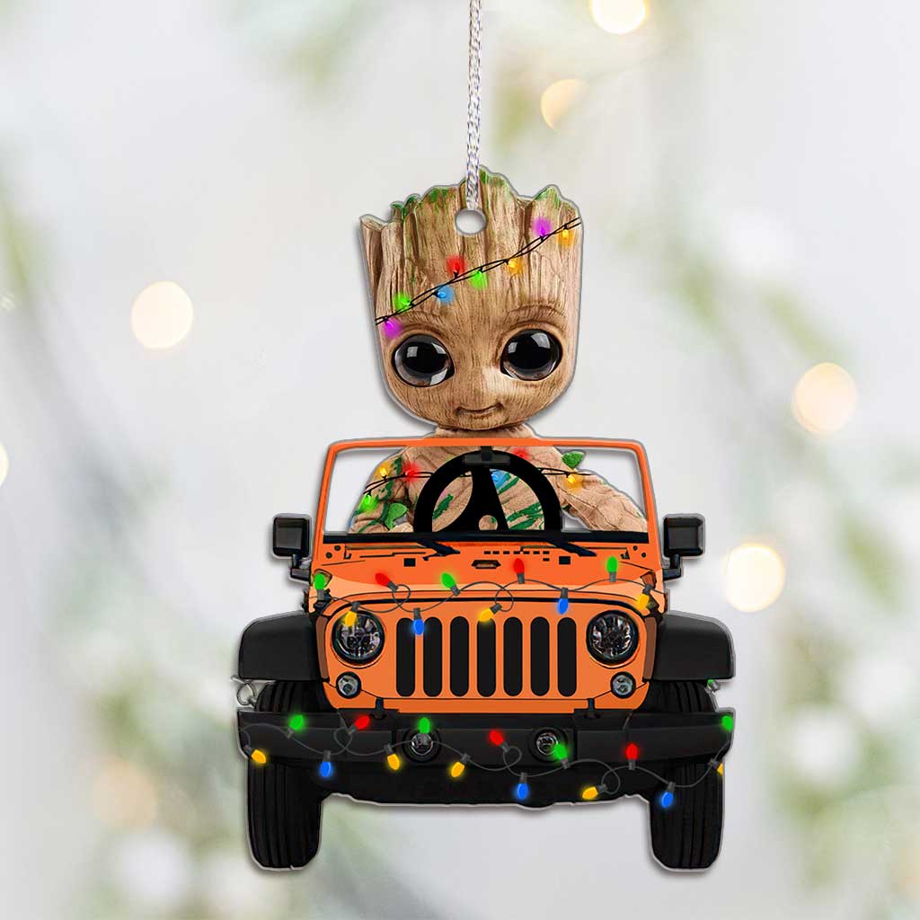 I Am Greep - Personalized Christmas Car Ornament (Printed On Both Sides)
