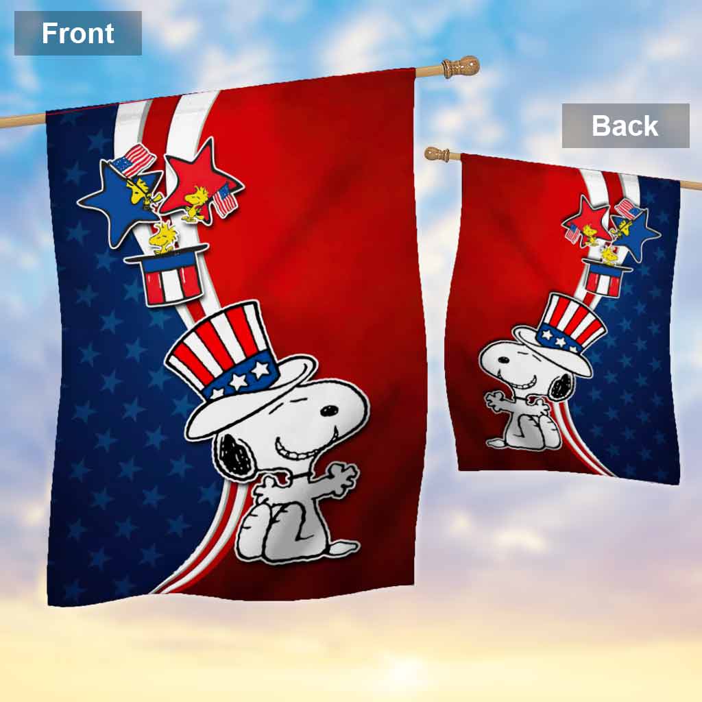 Cute Little Dog - House Flag