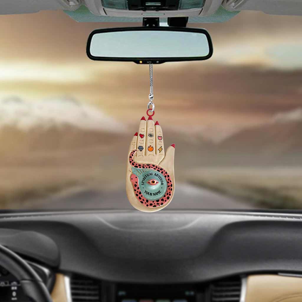 Spiritual Advisor - Witch Personalized Car Ornament (Printed On Both Sides)