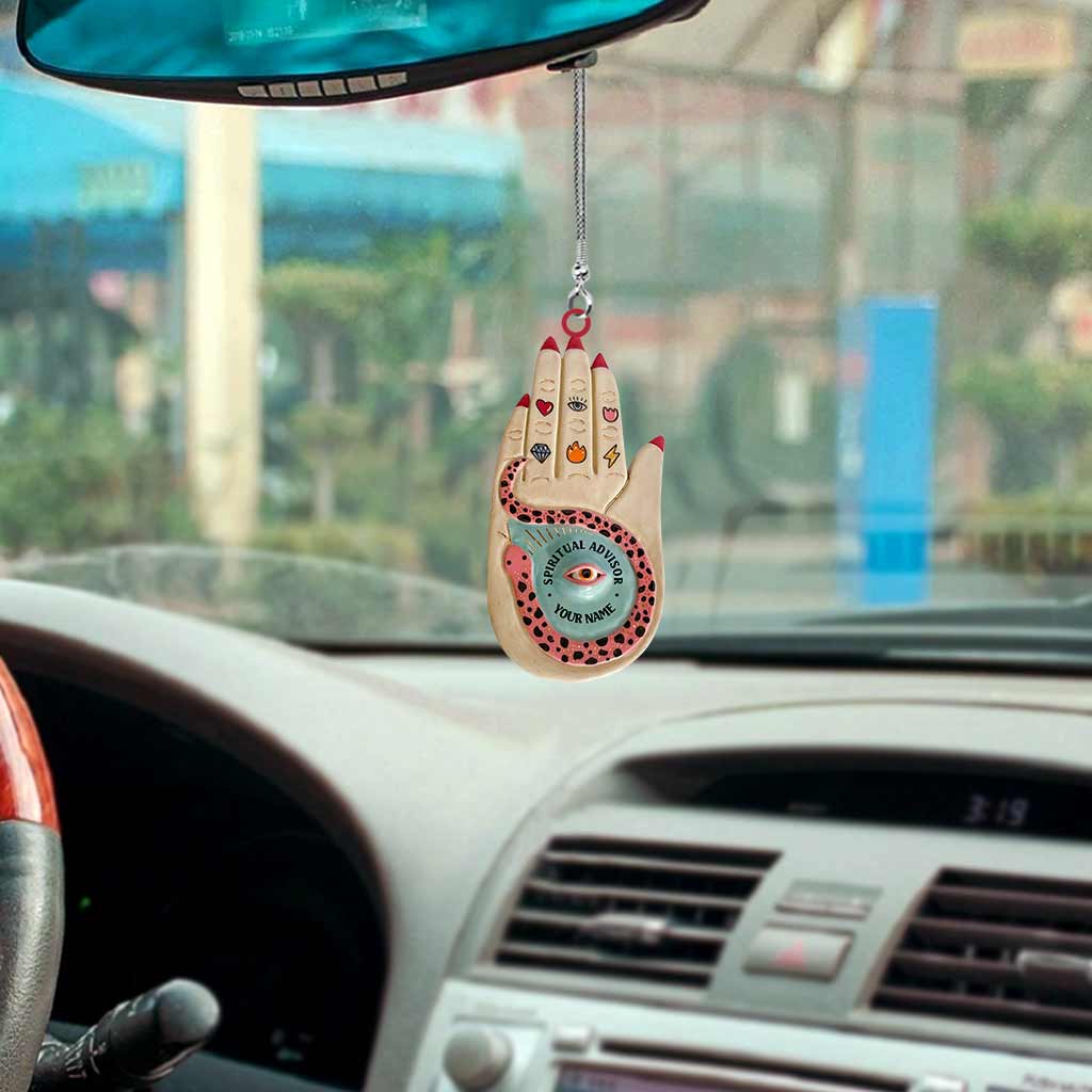 Spiritual Advisor - Witch Personalized Car Ornament (Printed On Both Sides)