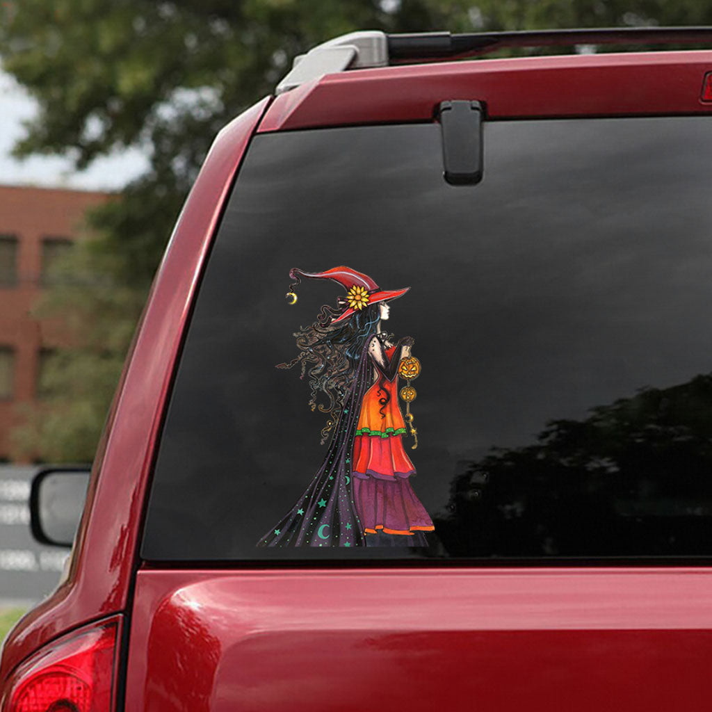 Beautiful Witch Halloween Decal Full 082021