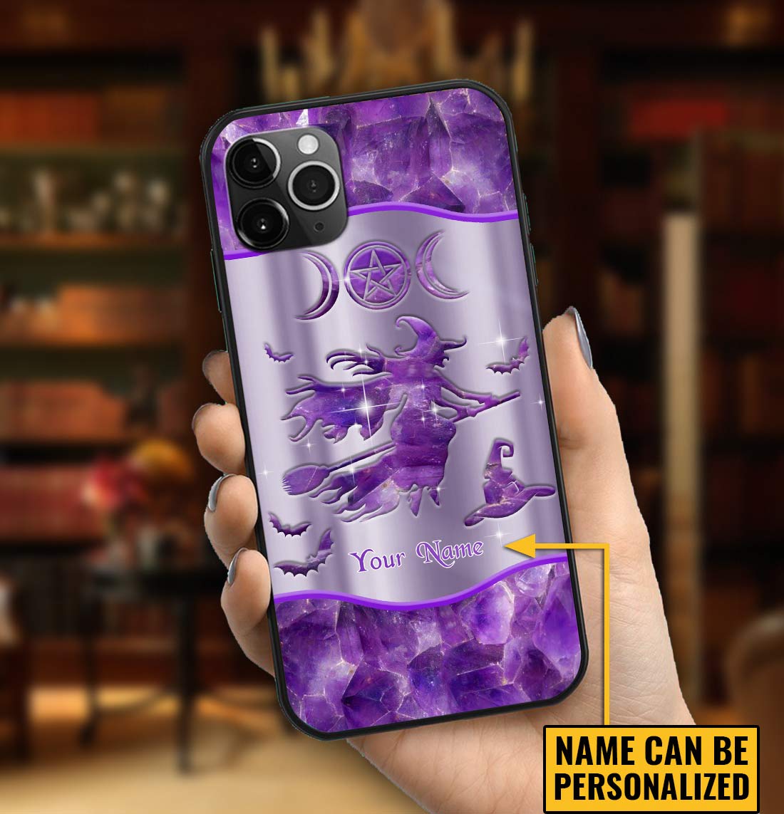 Salty Lil' Witch Personalized 3D Printed Phone Case