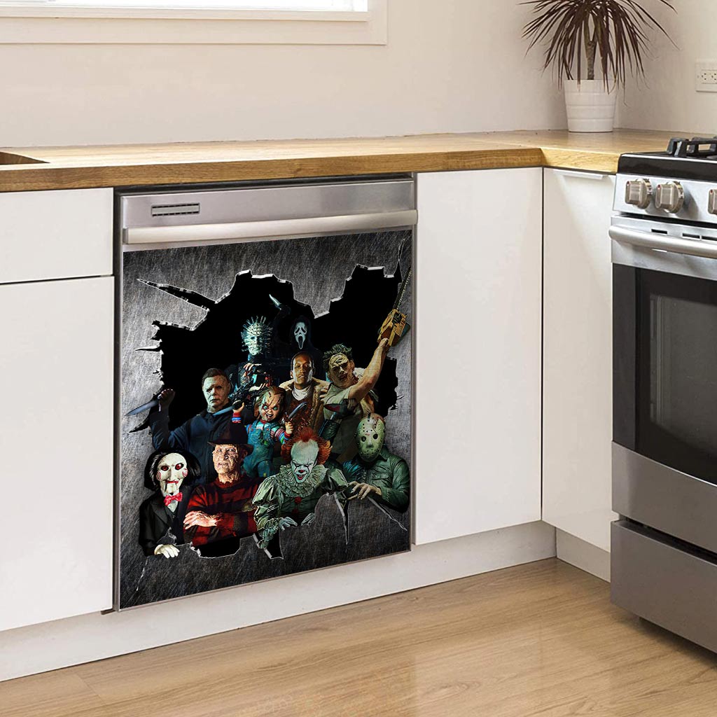 Silent Darkness - Halloween Dishwasher Cover