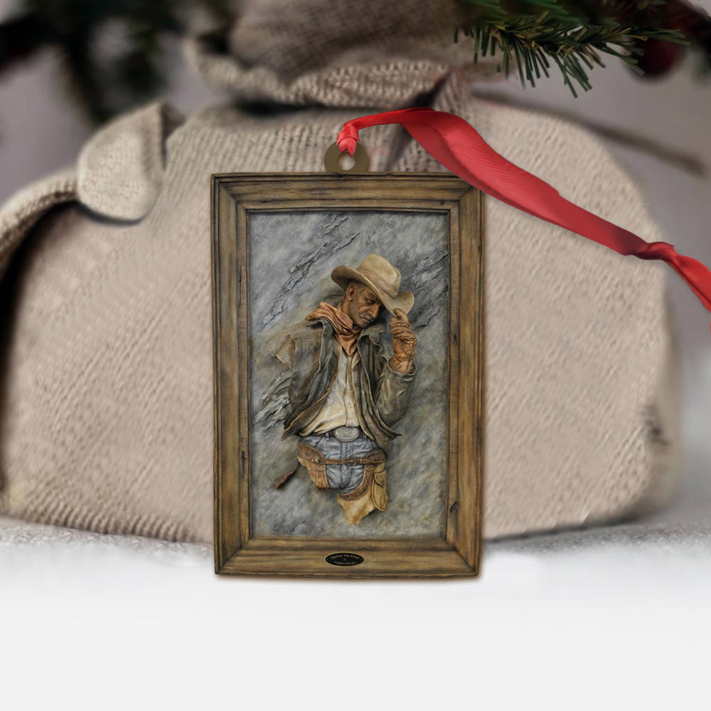 Horse And Man - Christmas Ornament (Printed On Both Sides)