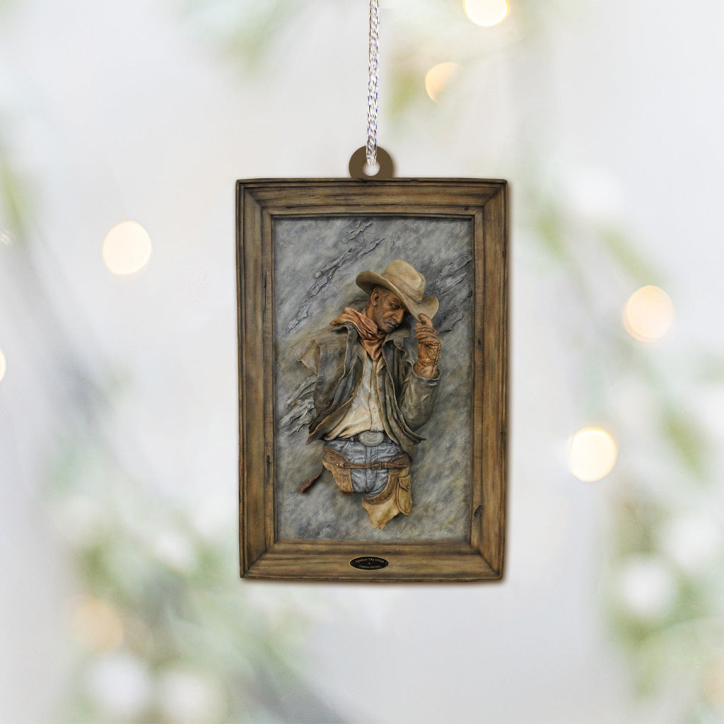 Horse And Man - Christmas Ornament (Printed On Both Sides)